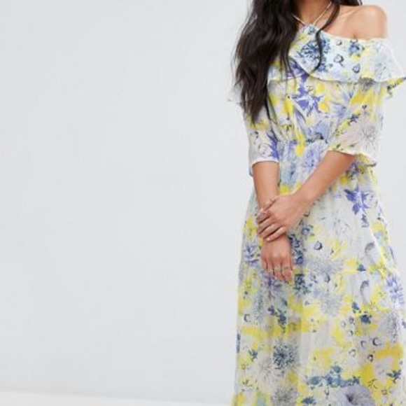 boohoo floral maxi dress